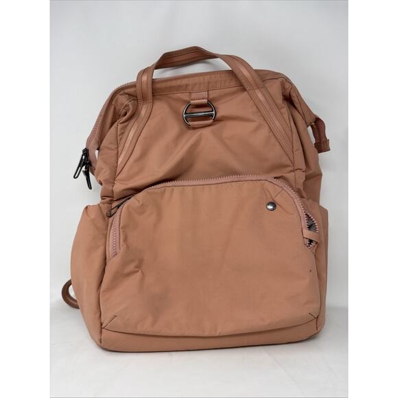 PacSafe Backpack Laptop Bag Citysafe Anti Theft RIFD Safe - Rose - Picture 1 of 8